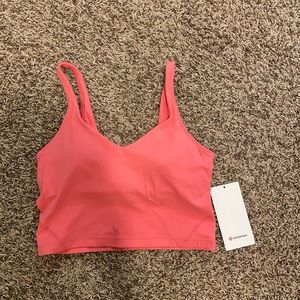 Lululemon Pink sports Bra - size 10